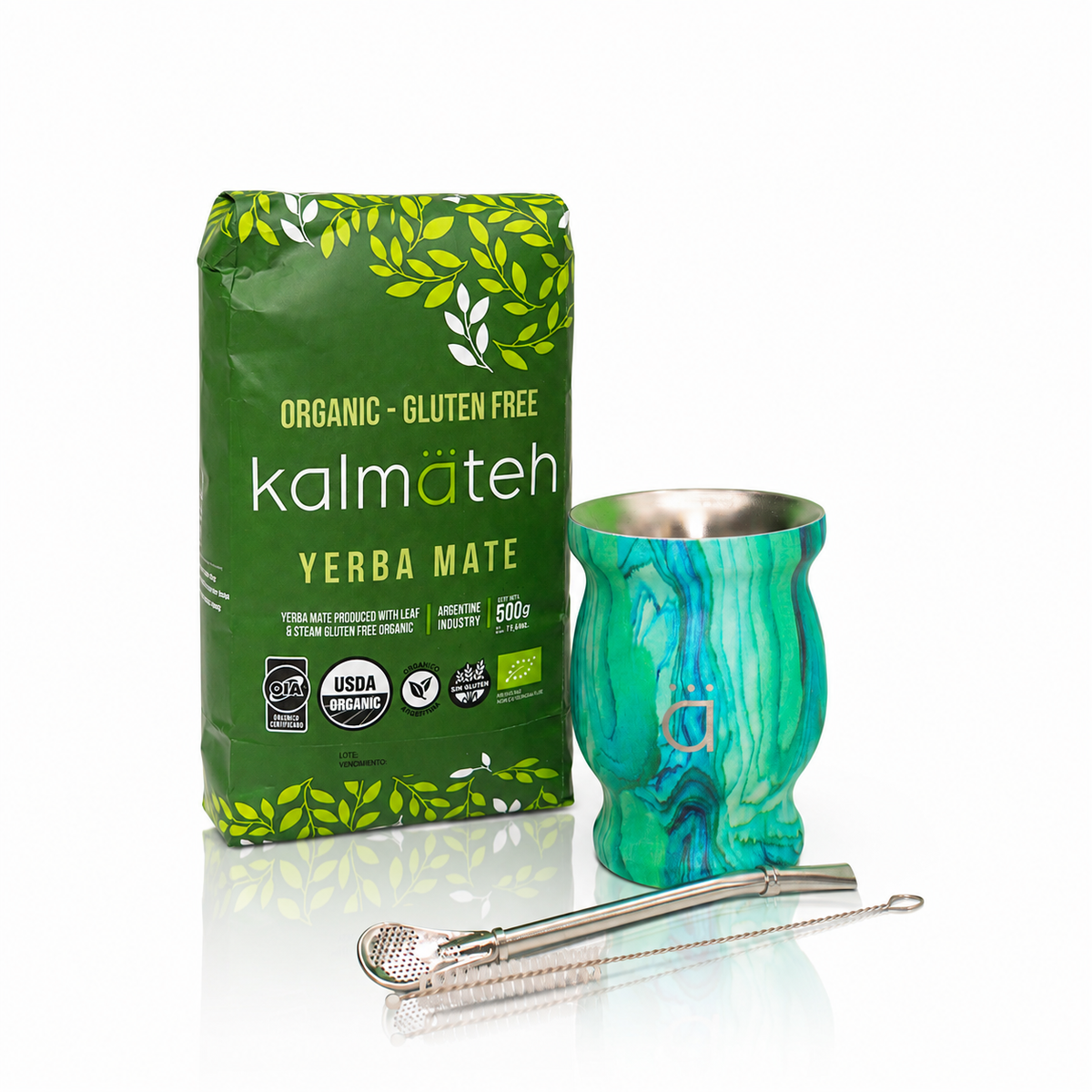 Turquoise Traditional Yerba Mate Starter Set