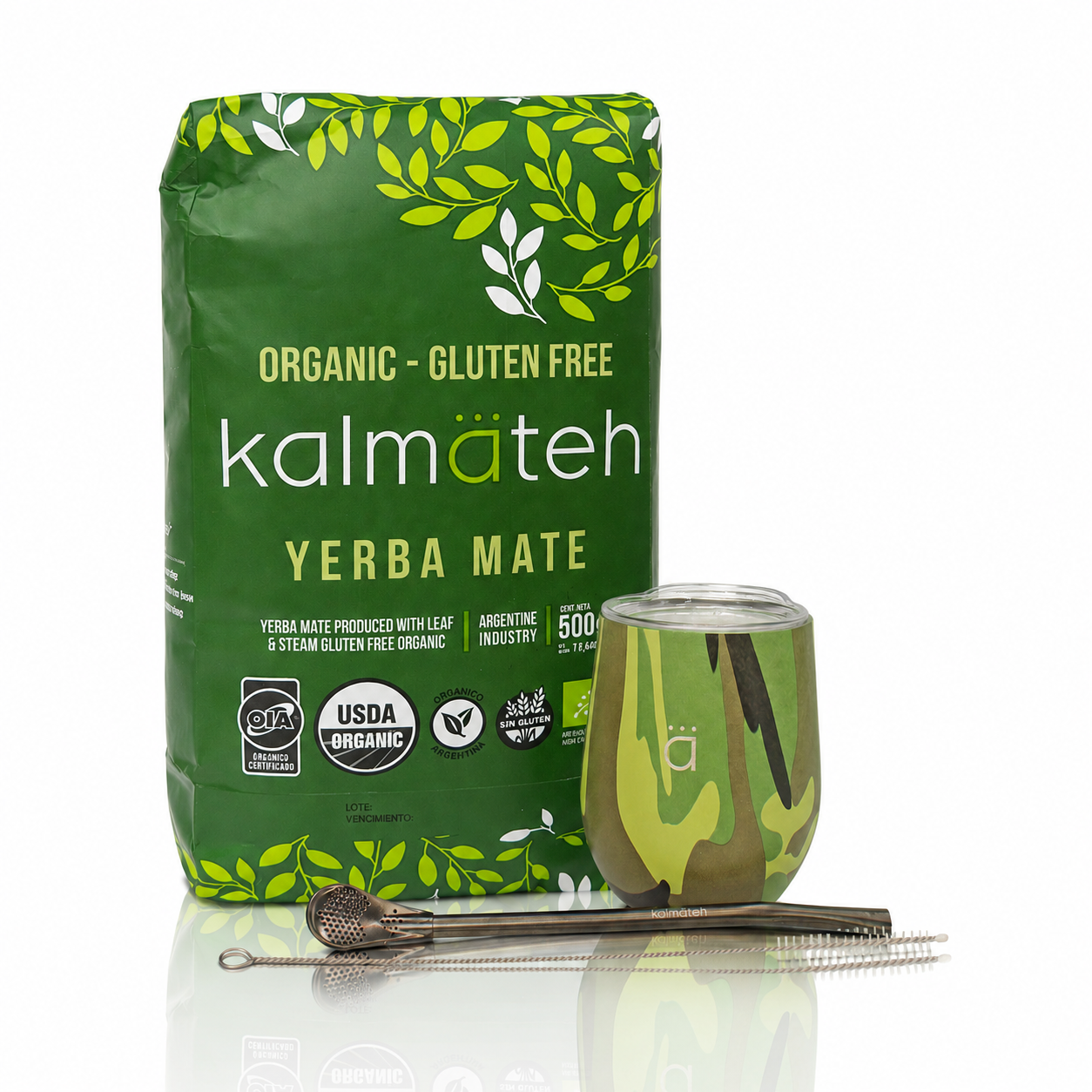 Camo Green Classic Yerba Mate Starter Set