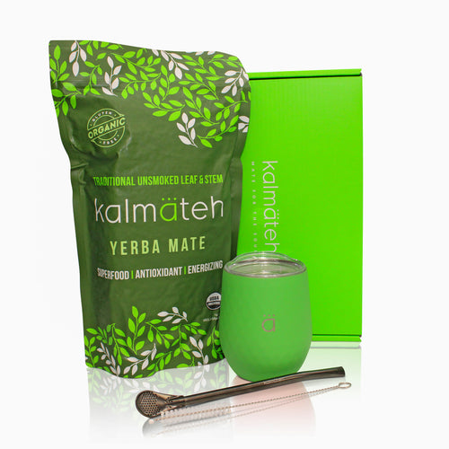 Neon Green Classic Yerba Mate Starter Set