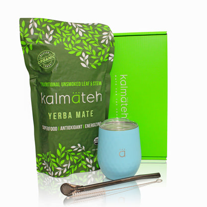 Pastel Blue Classic Yerba Mate Starter Set