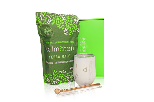 Gold Marble XL Yerba Mate Starter Set