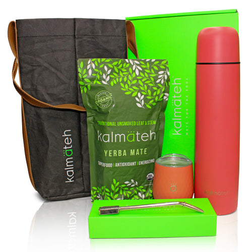 Coral Complete Matera Yerba Mate Set