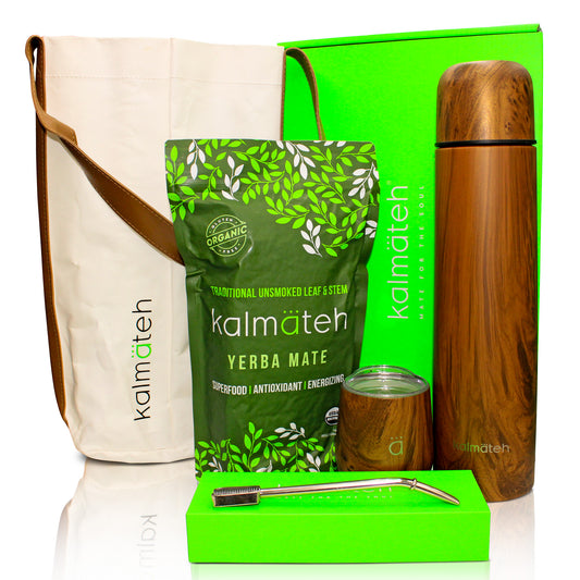 Wood Complete Matera Yerba Mate Set