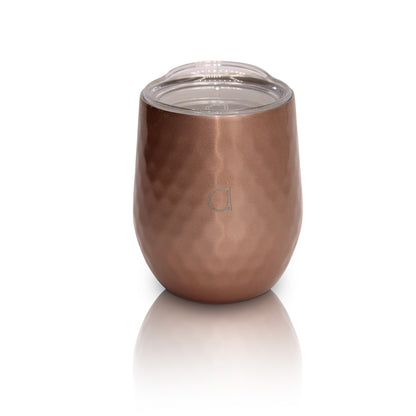 Rose Gold Classic Yerba Mate Gourd 8oz with Bombilla