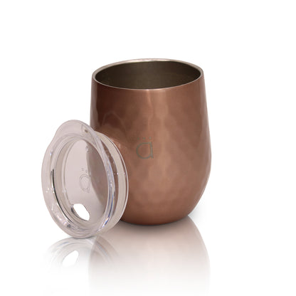 Rose Gold Classic Yerba Mate Gourd 8oz with Bombilla