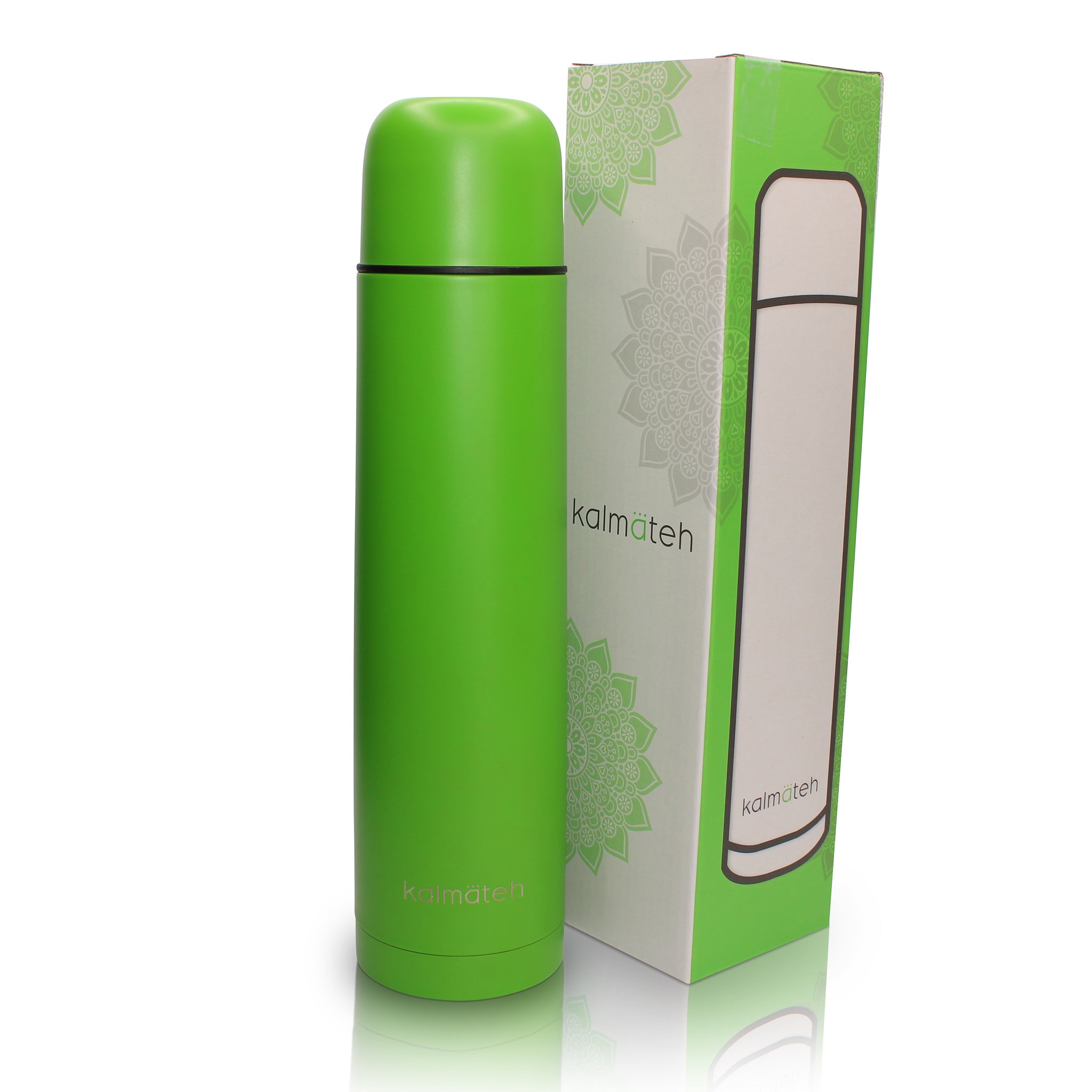 Juego completo de mate verde neón para yerba mate Matera