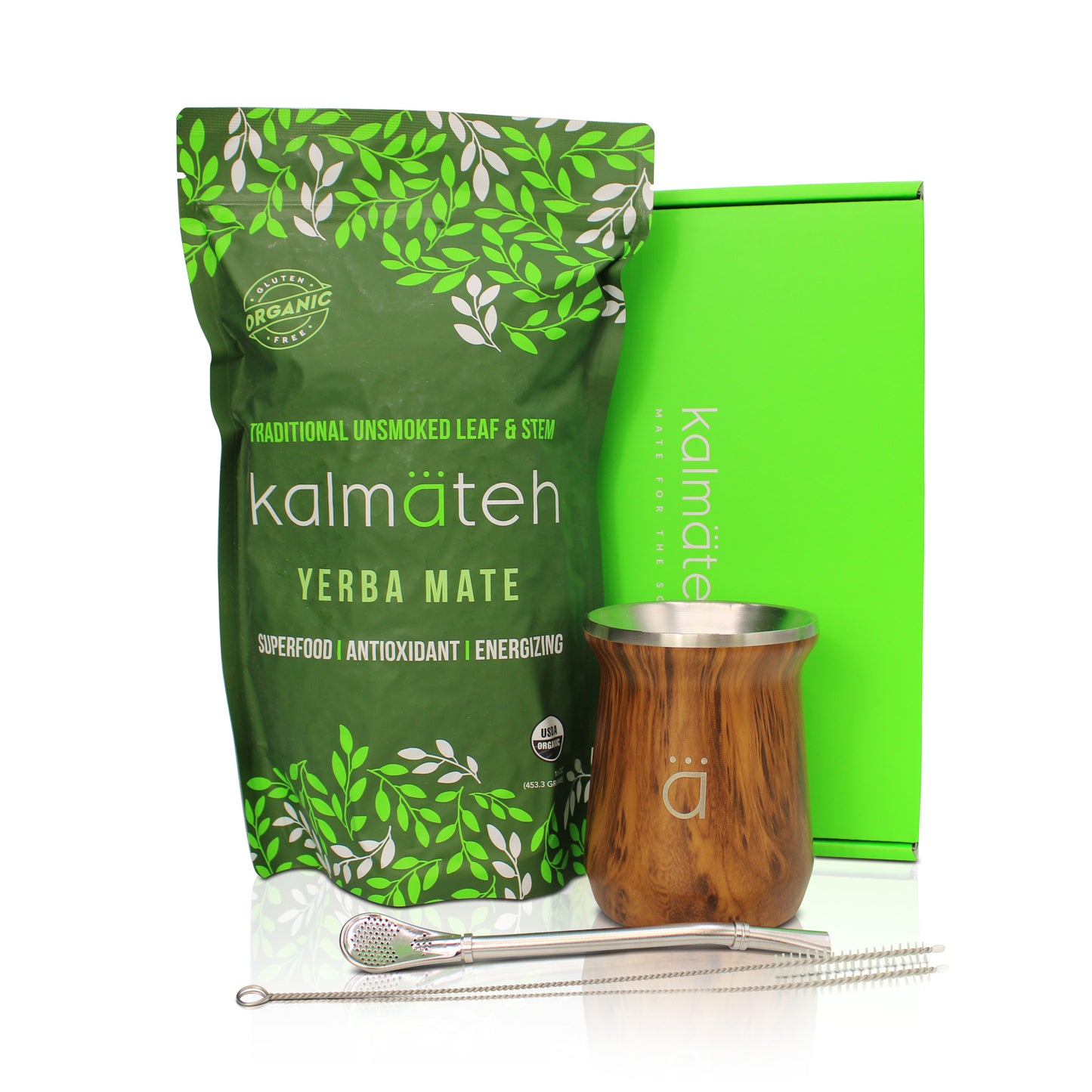 Wood Modern Yerba Mate Starter Set- 10 oz