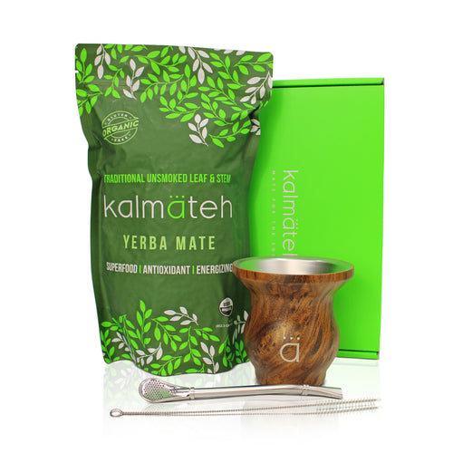 Wood Elegant Yerba Mate Starter Set