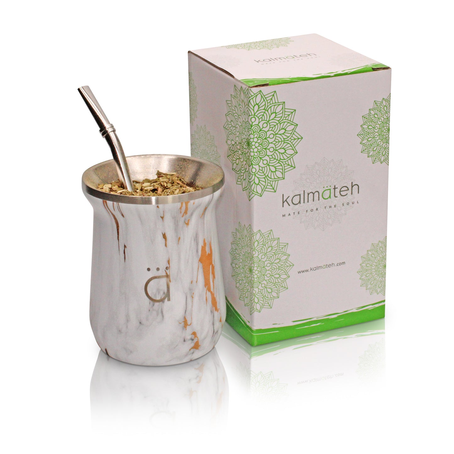 Gold Marble Modern Yerba Mate Starter Set