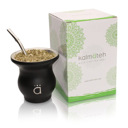 Matte Black Elegant Yerba Mate Starter Set