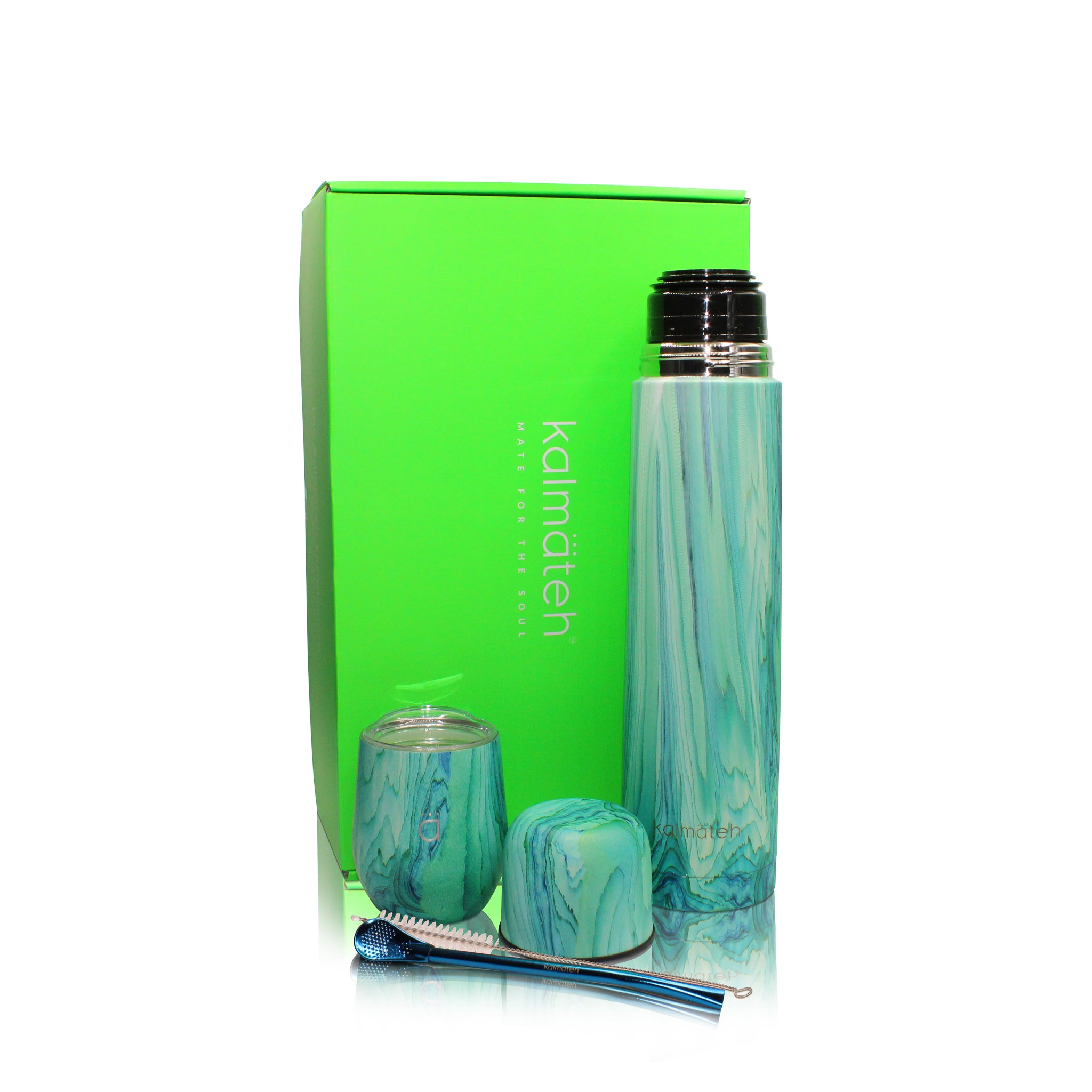 Turquoise Classic Yerba Mate Large Set