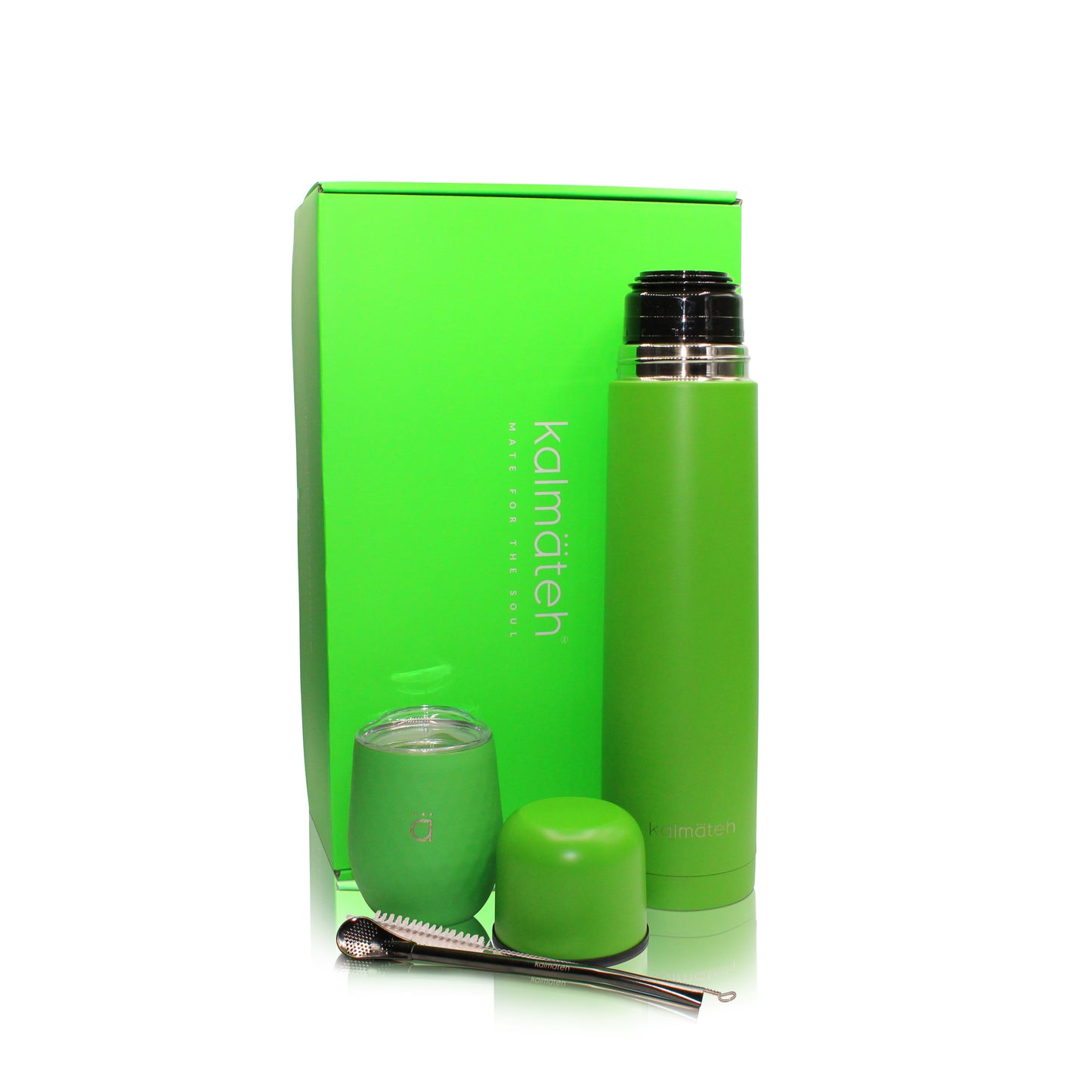 Neon Green Yerba Mate Set