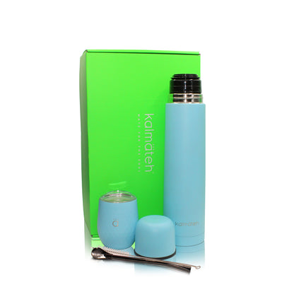 Pastel Blue Classic Yerba Mate Set