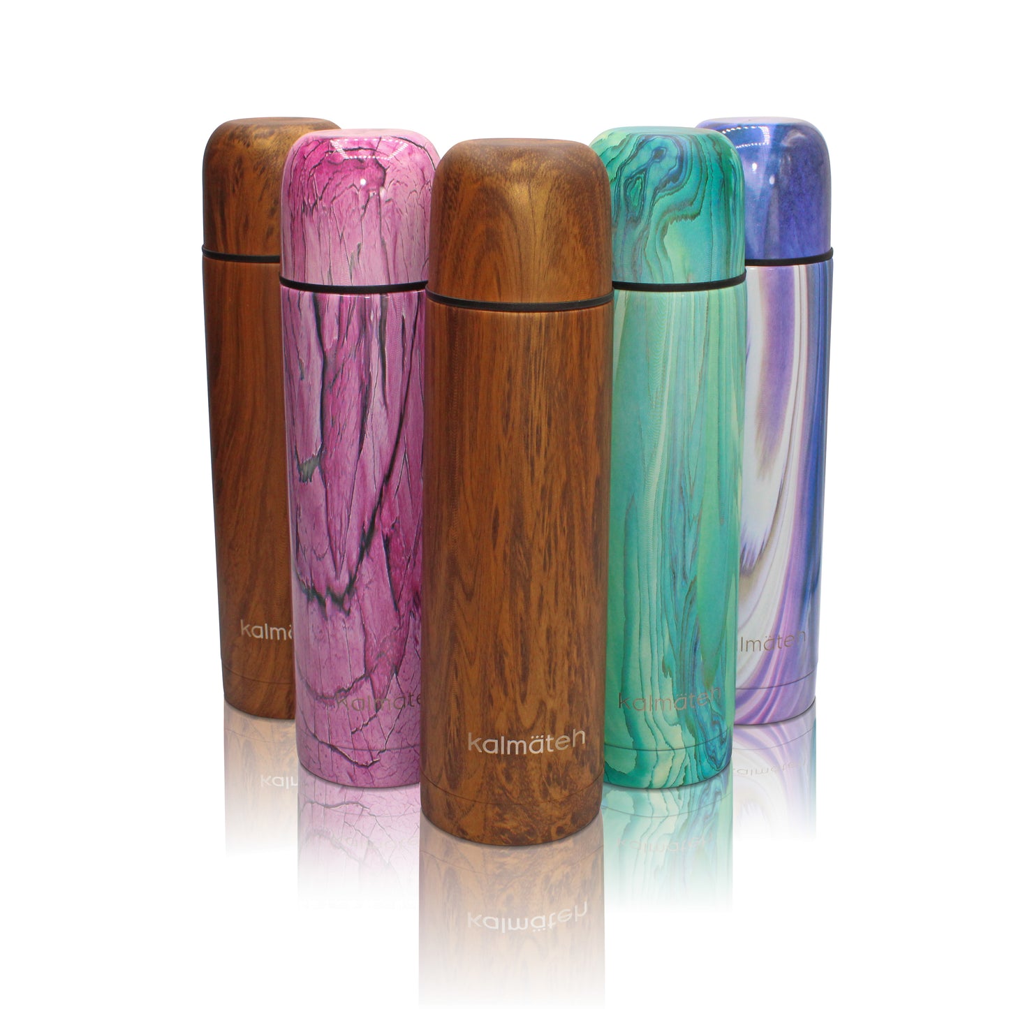 Wood Travel Thermos 500ml