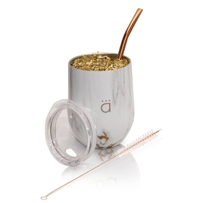 Gold Marble XL Yerba Mate Starter Set