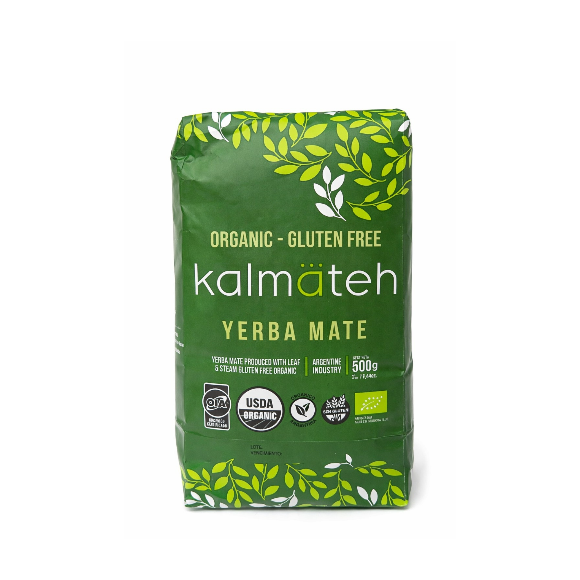 Organic Yerba Mate by Kalmateh - 1 lb. Traditional