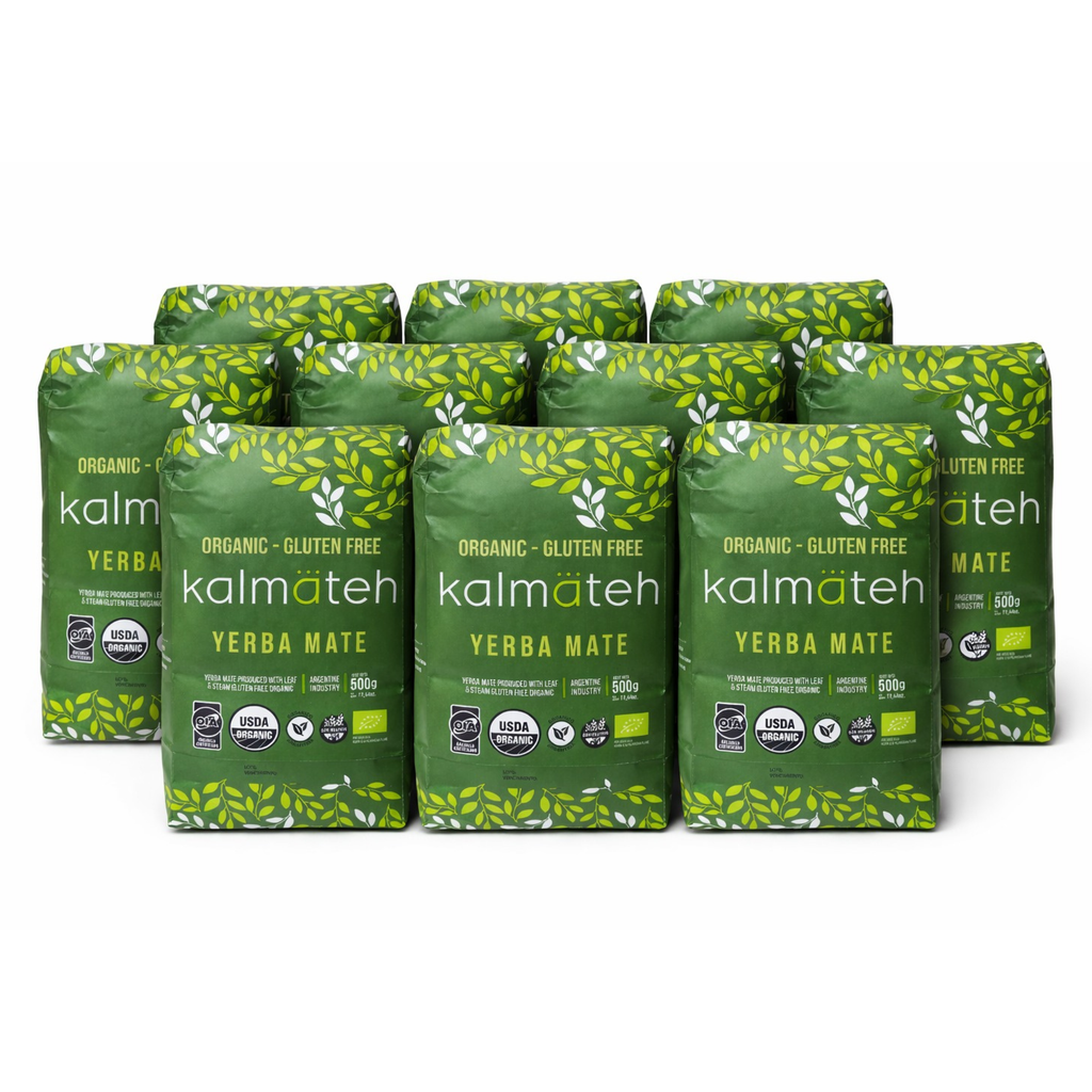 Organic Yerba Mate by Kalmateh - 10 lb. Traditional (10 Packs)