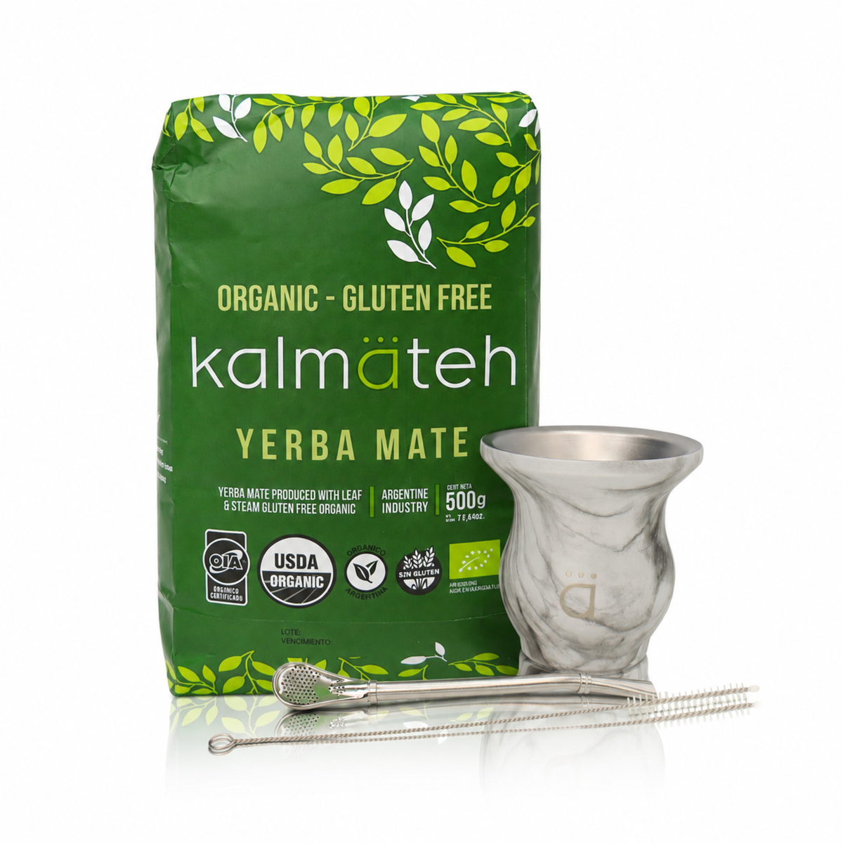 Marble Elegant Yerba Mate Starter Set