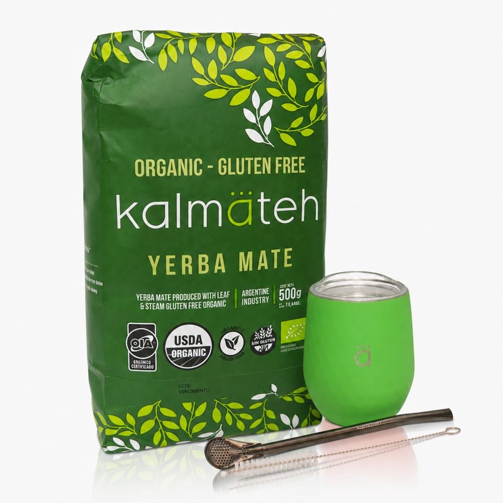 Neon Green Classic Yerba Mate Starter Set