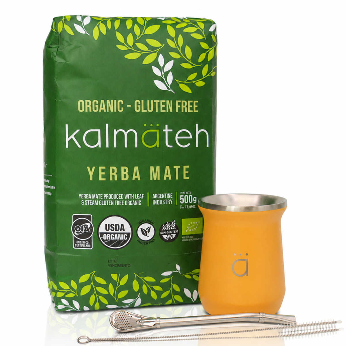 Orange Modern Yerba Mate Starter Set