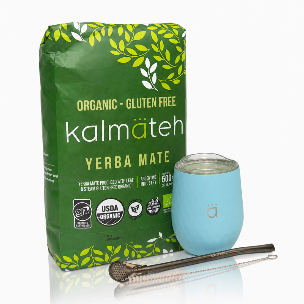Pastel Blue Classic Yerba Mate Starter Set