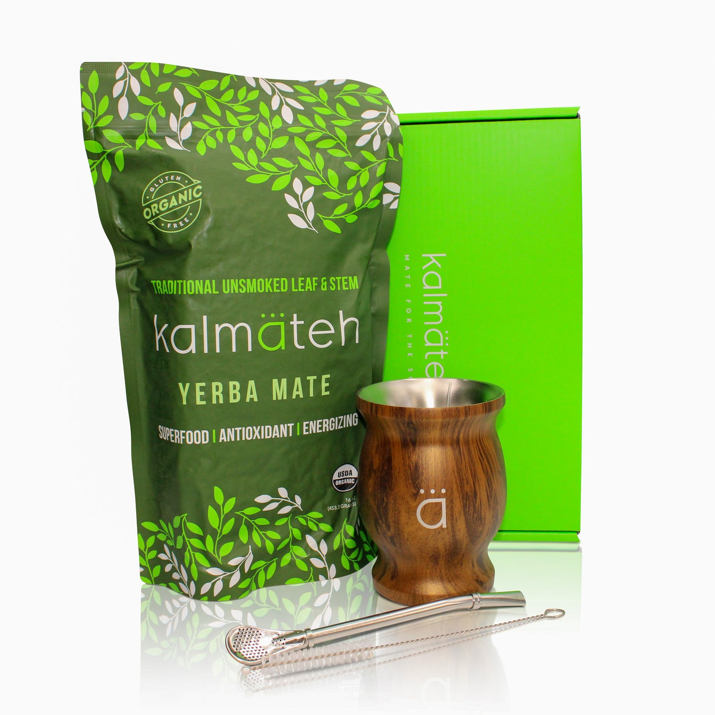 Wood Traditional Yerba Mate Starter Set