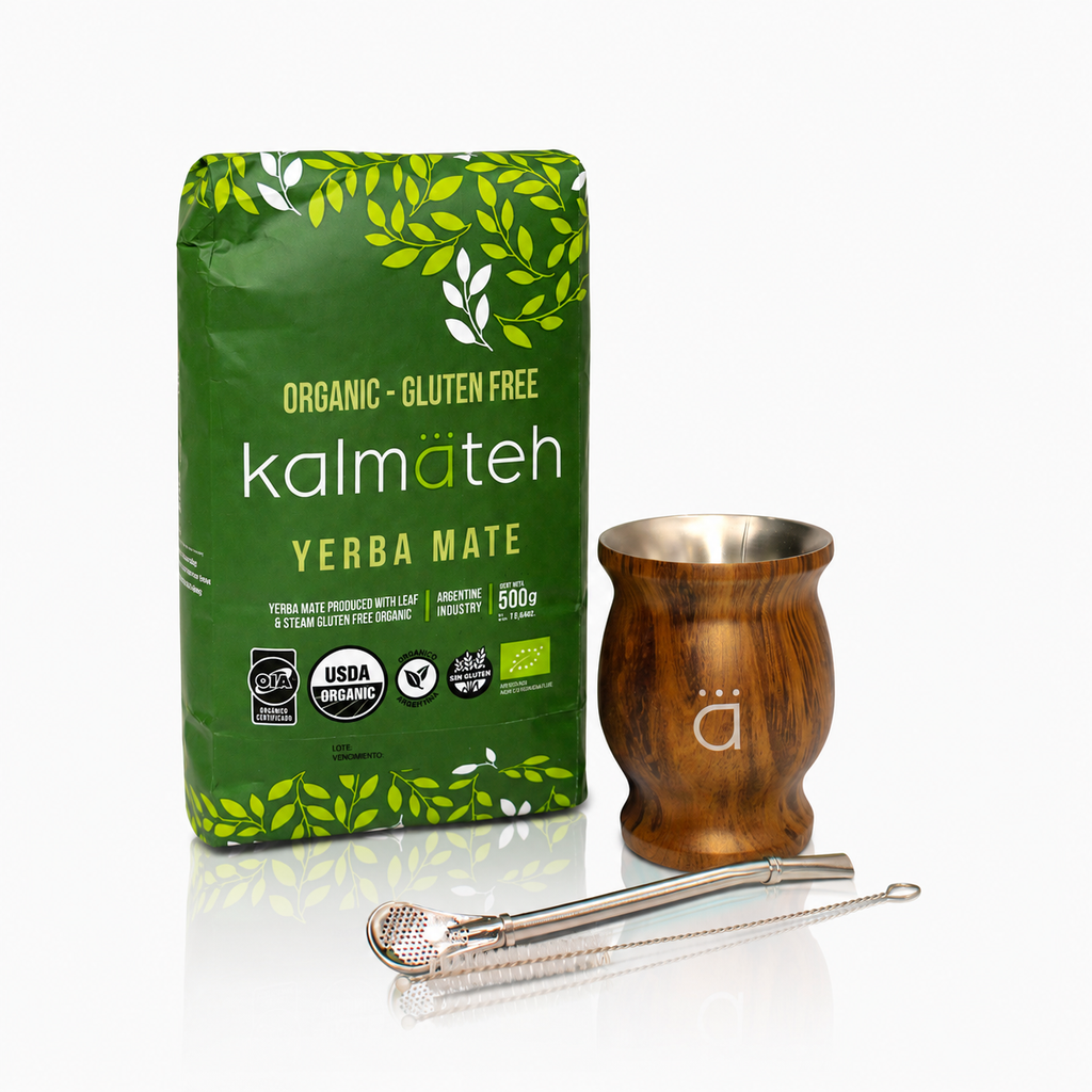 Wood Traditional Yerba Mate Starter Set