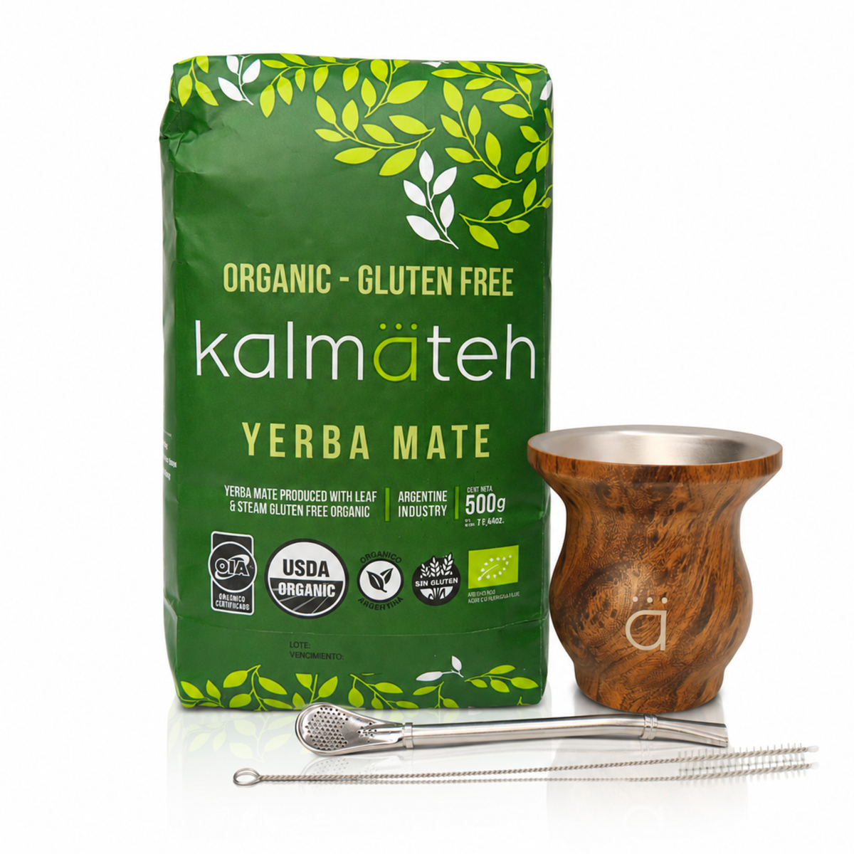 Wood Elegant Yerba Mate Starter Set