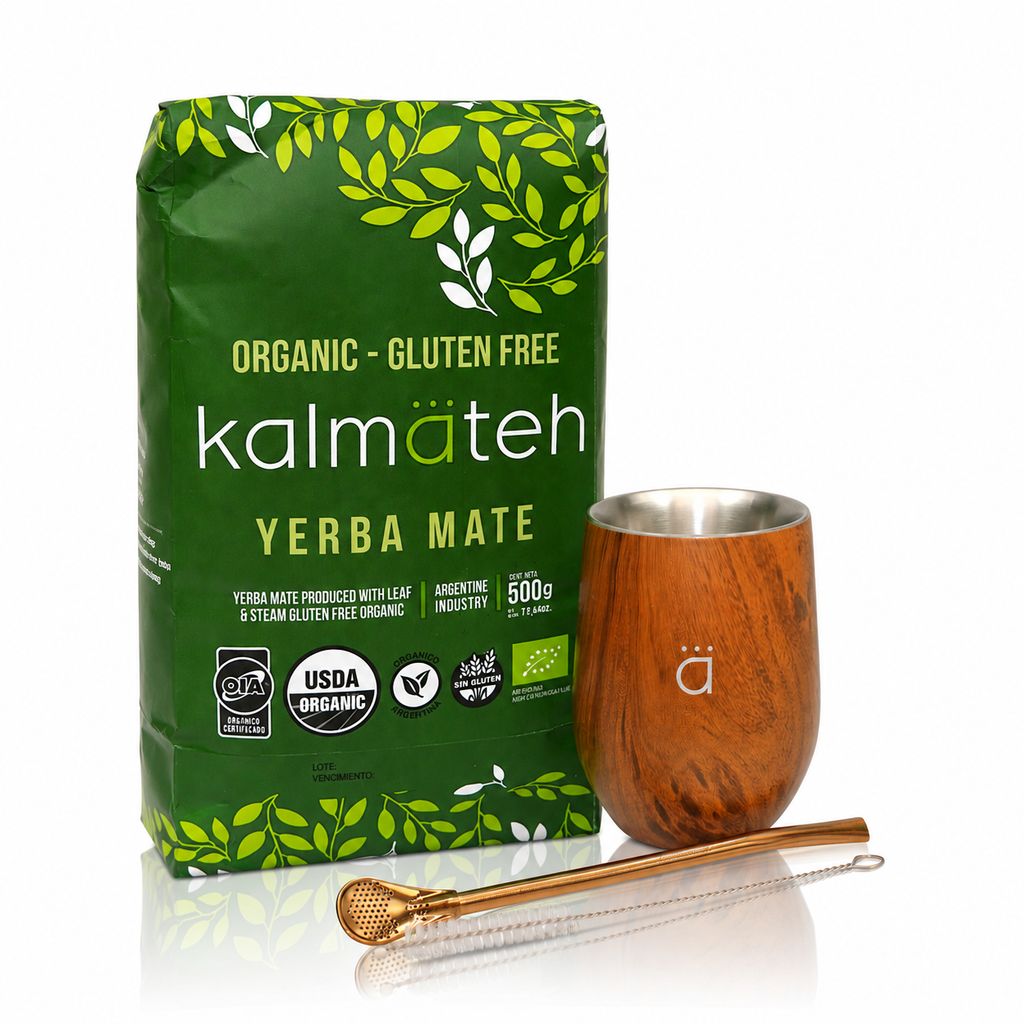 Wood XL Yerba Mate Starter Set