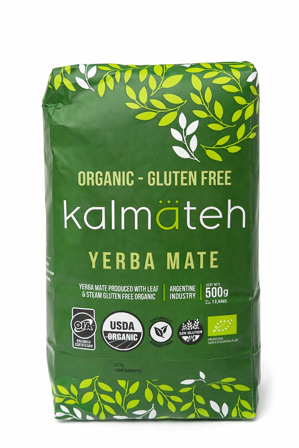 Organic Yerba Mate by Kalmateh - 1 lb. Traditional