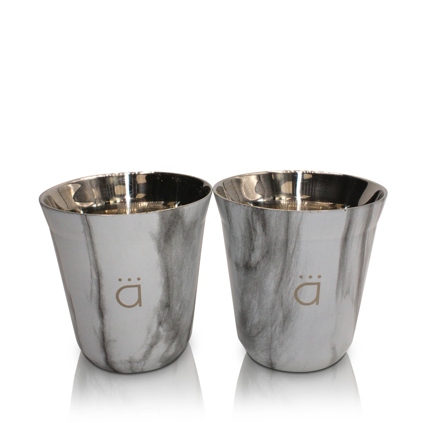 Marble Coffee Cups Set of 2 (5 oz)