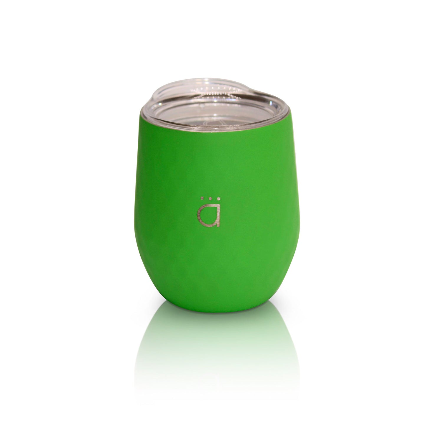 Neon Green Classic Yerba Mate Gourd 8oz with Bombilla