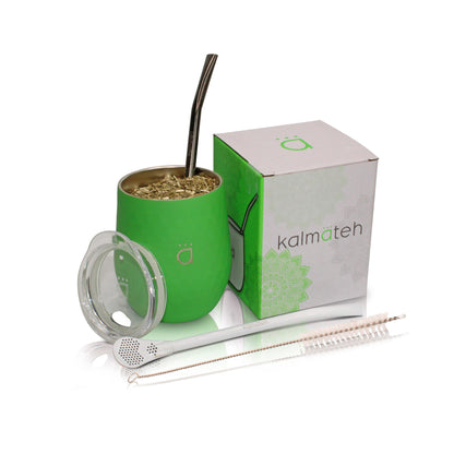 Neon Green Classic Yerba Mate Starter Set