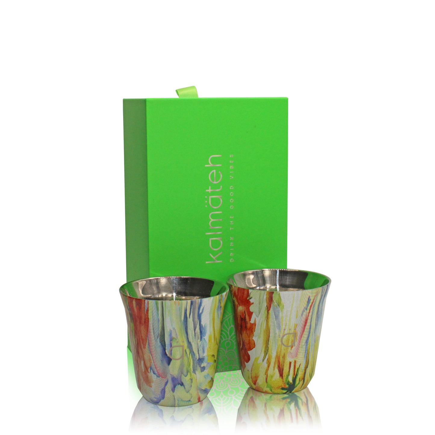 Flower Coffee Cups Set of 2 (5oz)