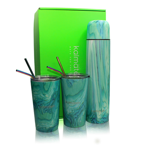 Turquoise Travel Tumblers Set