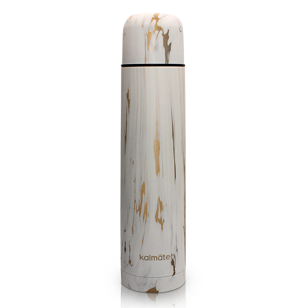 Kalmateh Yerba Mate - Vaso mate extra grande (12 onzas) con tapa de viaje  libre de BPA, filtro bombilla y limpiador bombilla, 18/8 de doble pared