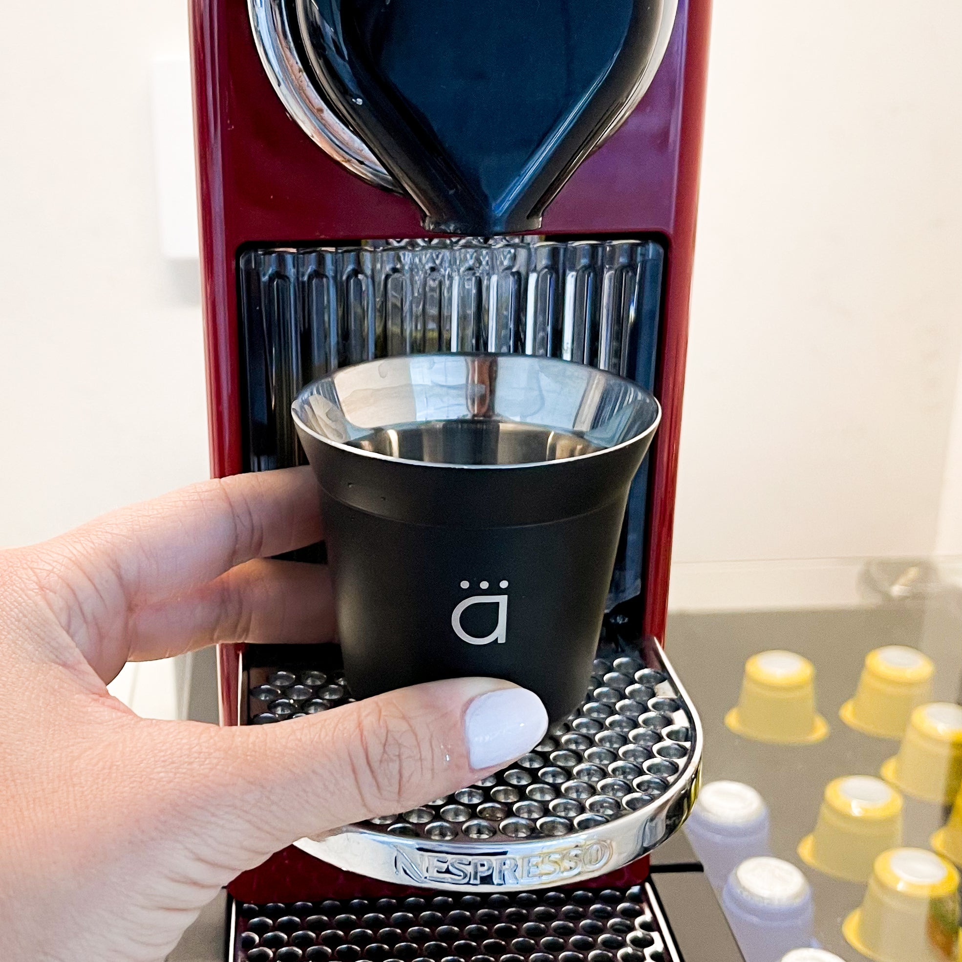 Tazas de café expreso negro mate (juego de 4) - 2.7 oz