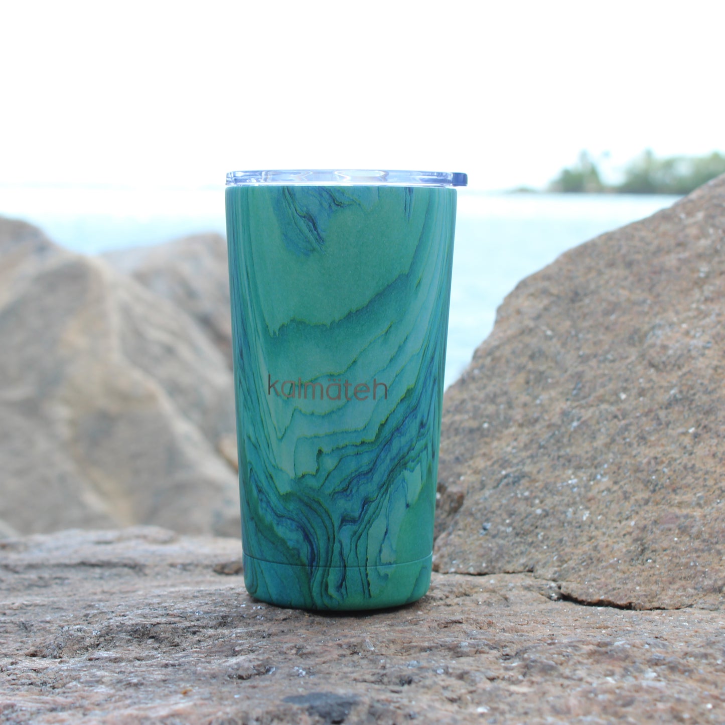 Turquoise Travel Tumbler (with 2 Straws)