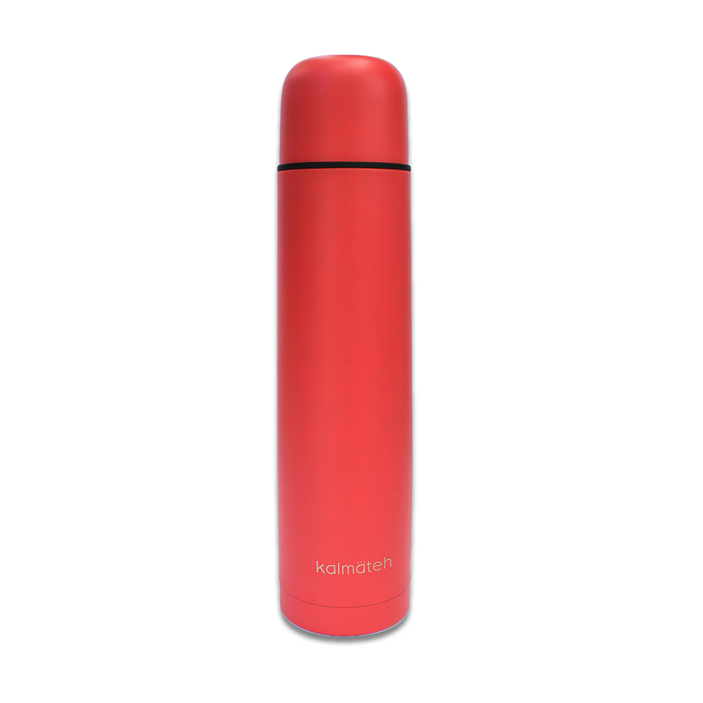 KALMATEH Modern & Elegant Yerba Mate Thermos- Vacuum Insulated and Double  Walled 18/8 Stainless Steel- BPA Free - Thermos Designed for Use With Mate
