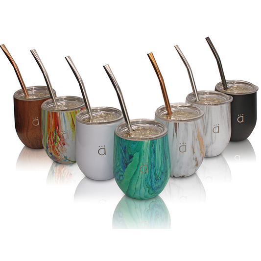 Mate Gourds with Stainless Steel Bombilla- 8 oz